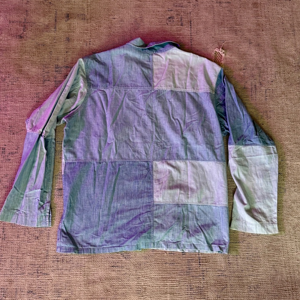 Men's Polo by Ralph Lauren Lightweight Patchwork Jean Blazer, XL - Picture 3 of 6